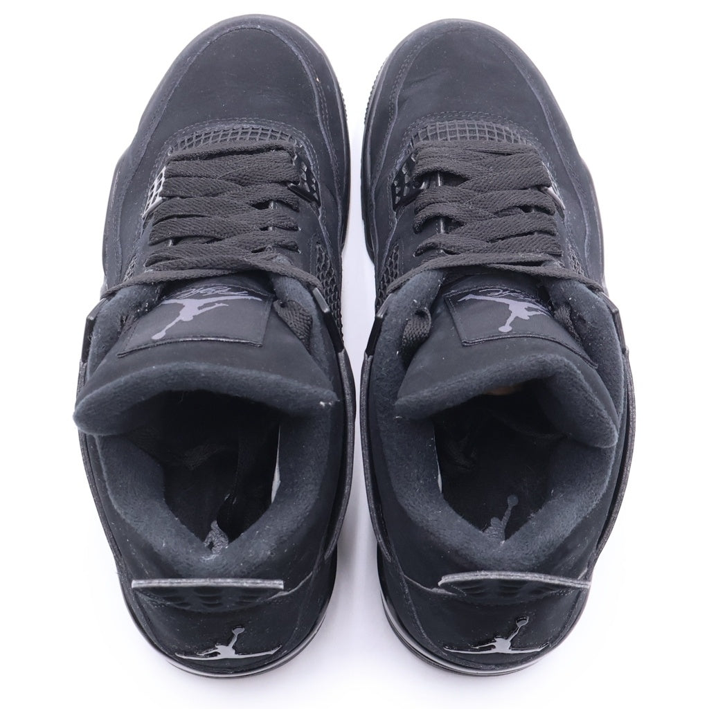 NIKE(ナイキ) AIR JORDAN 4 Black Cat エアジョーダン ブラックキャット ローカットスニーカー ブラック US9/27.0cm CU1110-010