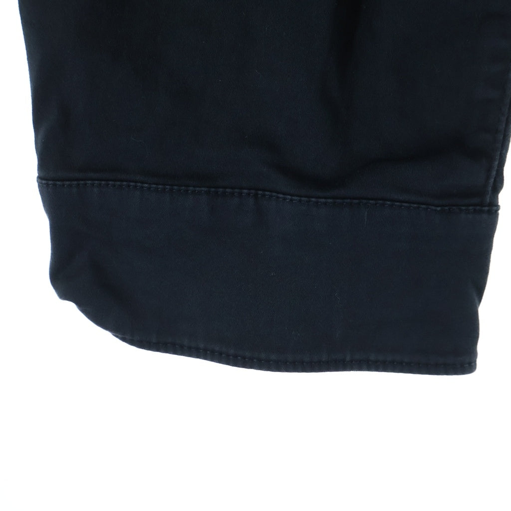 STONE ISLAND(ストーンアイランド) TRETCH ORGANIC COTTON JACKET ロゴワッペン付き ジップアップ オーガニックコットンジャケット ネイビー L1S151200015 S0012