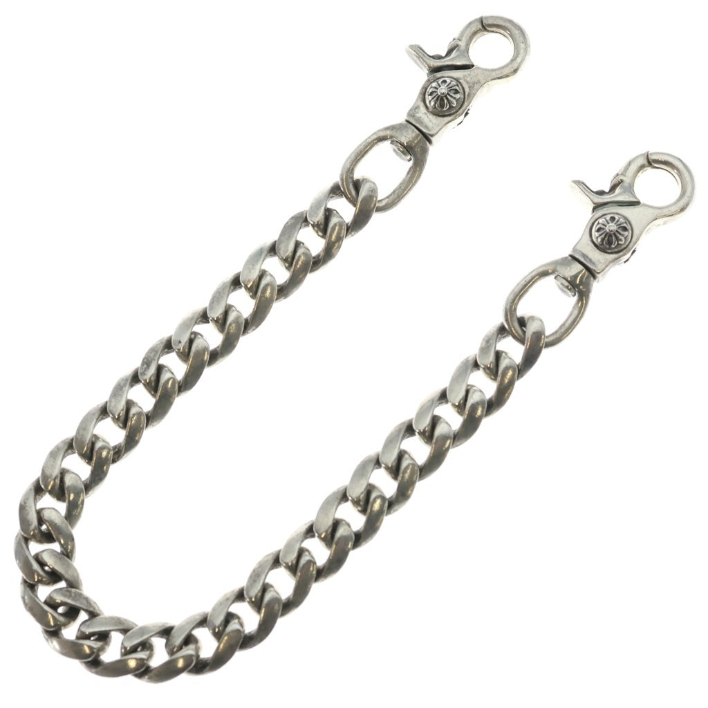 CHROME HEARTS(クロムハーツ) CLASSIC SHORT-T/ 2クリップショートクラシック ウォレットチェーン シルバー BCA068