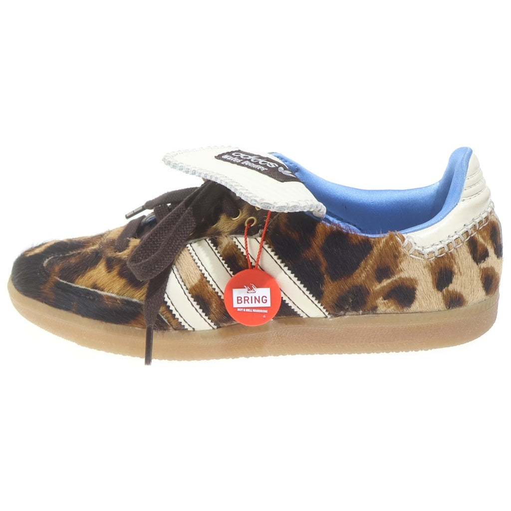 adidas(アディダス) ×WALES BONNER SAMBA PONY LEO LOW Leopard ウェールズボナー サンバ ポニー レオパード ローカットスニーカー ブラウン/ベージュ US9/27cm IE0578