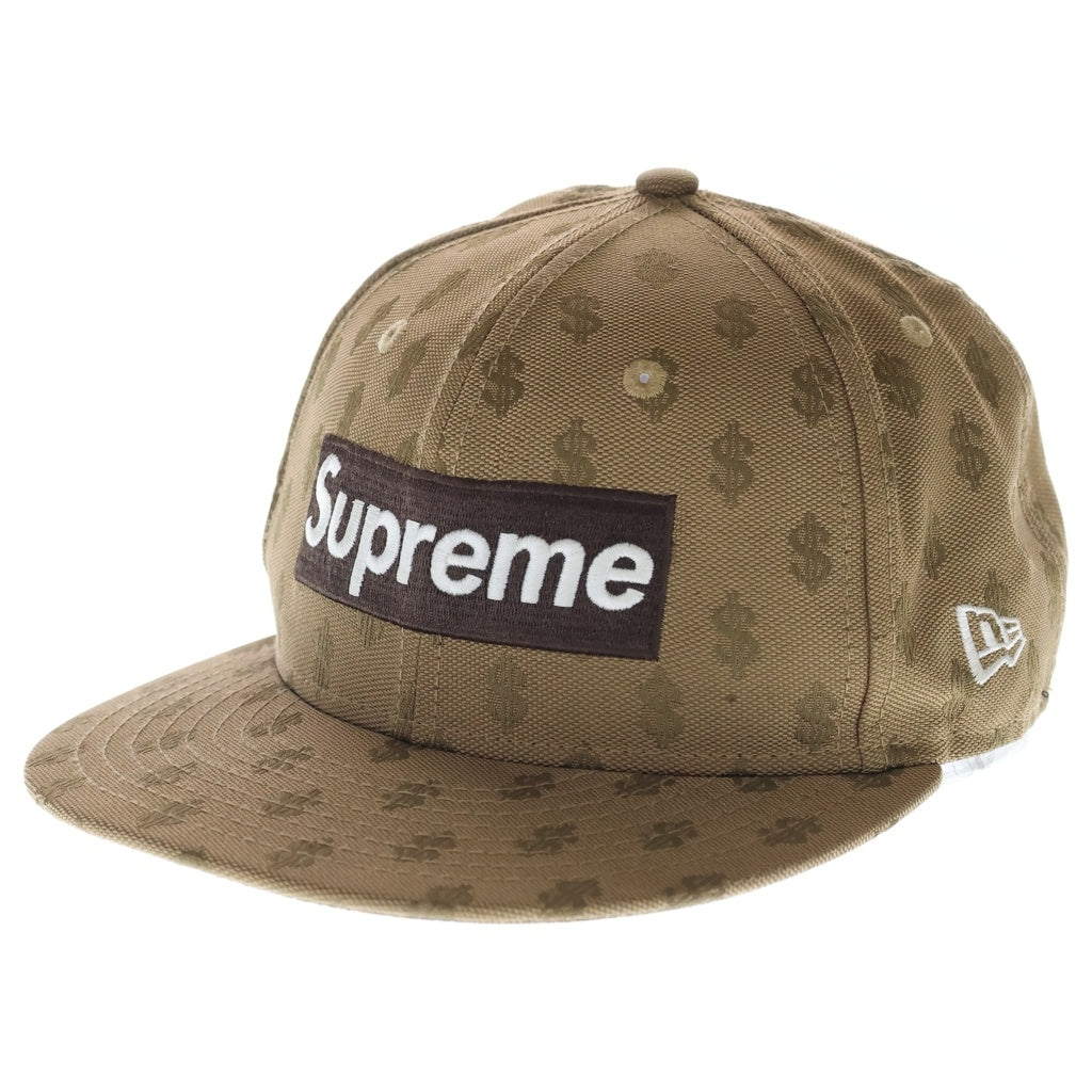 SUPREME(シュプリーム) 18SS ×NEW ERA Monogram Box Logo ニューエラ モノグラム ボックスロゴ 6パネルキャップ 帽子 ブラウン