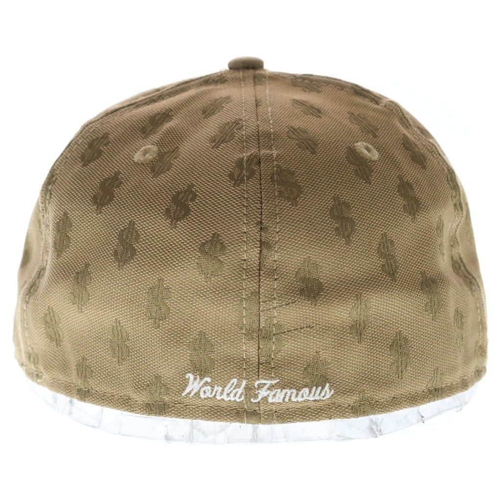 SUPREME(シュプリーム) 18SS ×NEW ERA Monogram Box Logo ニューエラ モノグラム ボックスロゴ 6パネルキャップ 帽子 ブラウン