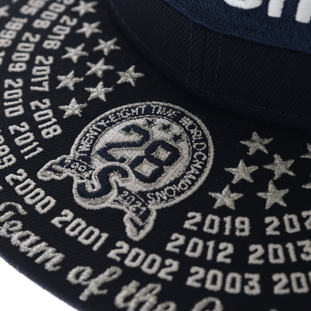 SUPREME(シュプリーム) 21AW ×NEW ERA Undisputed Box Logo Cap ニューエラ アンディスピューティド ボックスロゴ 6パネルキャップ 帽子 ネイビー