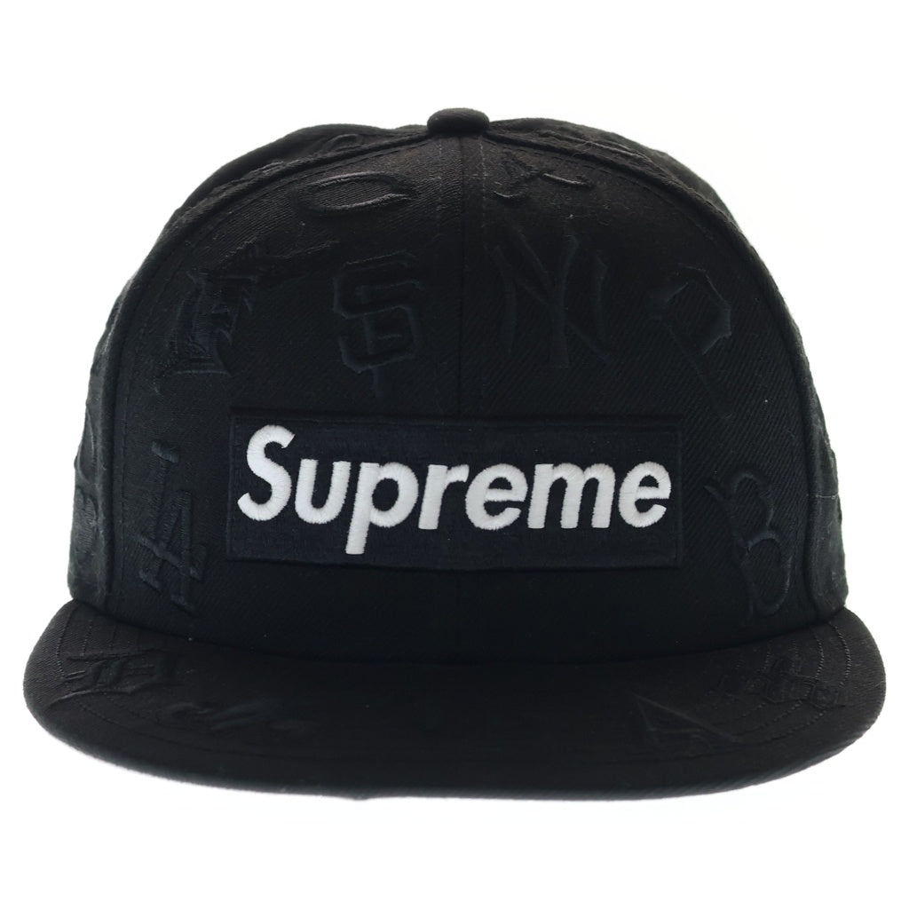 SUPREME(シュプリーム) 20SS ×NEW ERA MLB Box Logo Cap ニューエラ メジャーリーグ ボックスロゴ 6パネルキャップ 帽子 ブラック