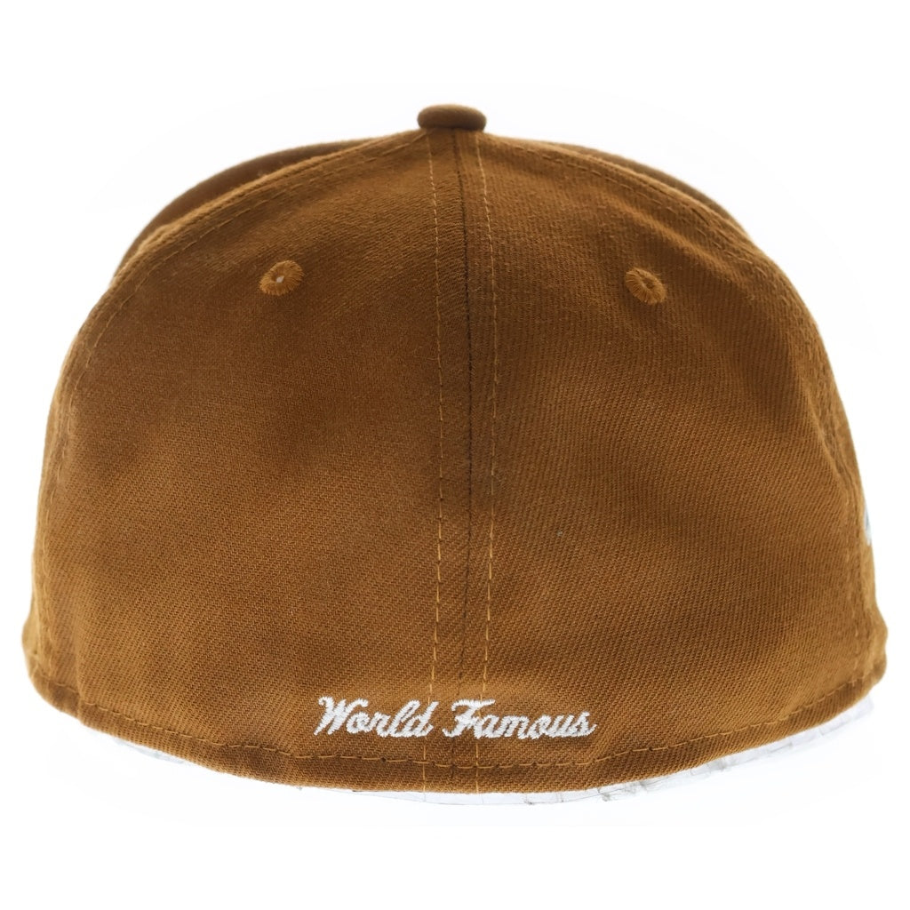 SUPREME(シュプリーム) 22AW ×NEW ERA Money Box Logo ニューエラ マネー ボックスロゴ 6パネルキャップ 帽子 ブラウン