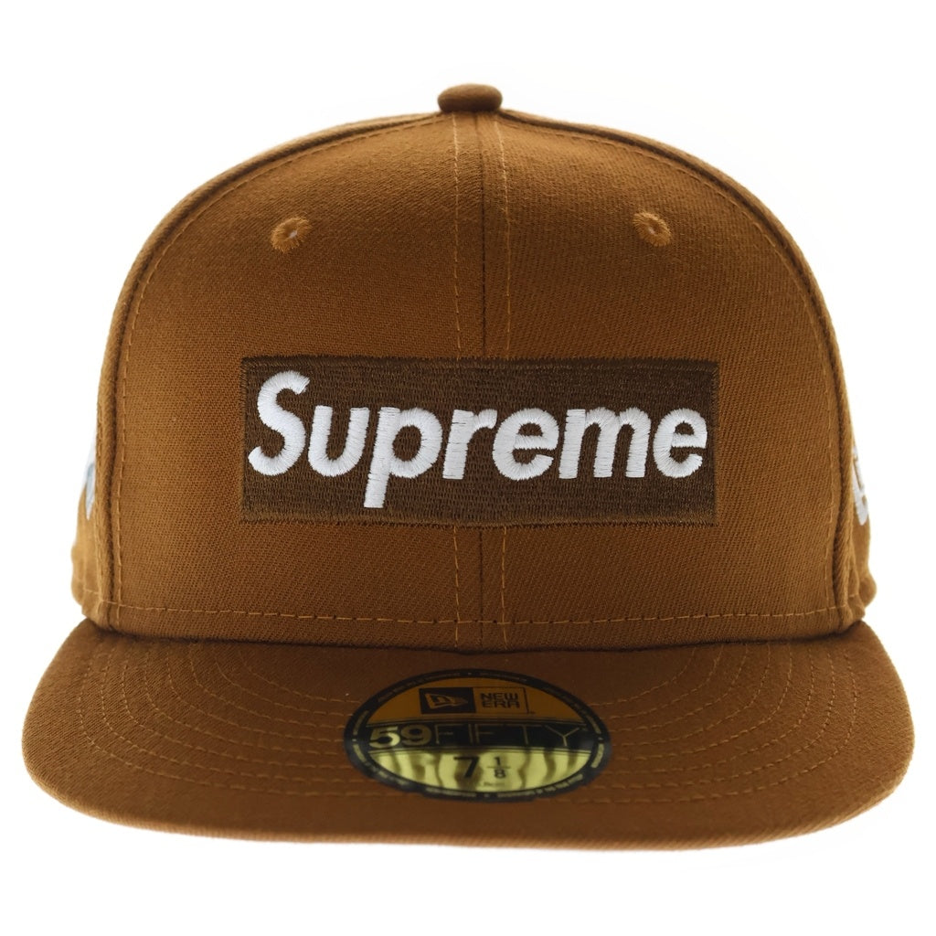 SUPREME(シュプリーム) 22AW ×NEW ERA Money Box Logo ニューエラ マネー ボックスロゴ 6パネルキャップ 帽子 ブラウン