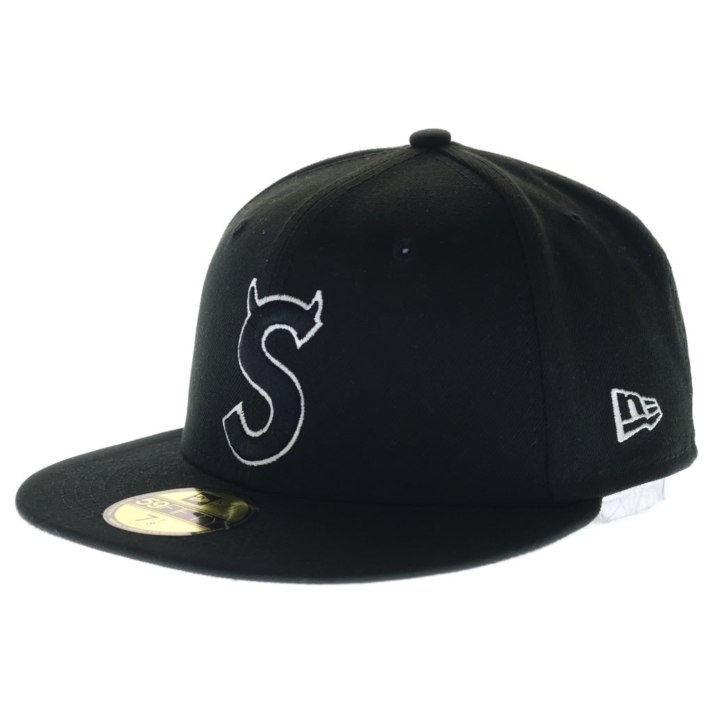 SUPREME(シュプリーム) 22AW ×NEW ERA S Logo ニューエラ Sロゴ 6パネルキャップ 帽子 ブラック