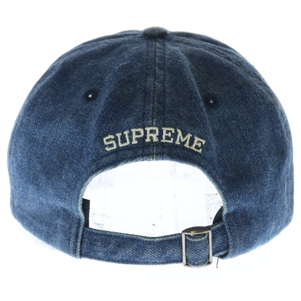 SUPREME(シュプリーム) 22SS Kevlar Denim S Logo 6-Panel ケブラー デニム Sロゴ 6パネルキャップ 帽子 インディゴ