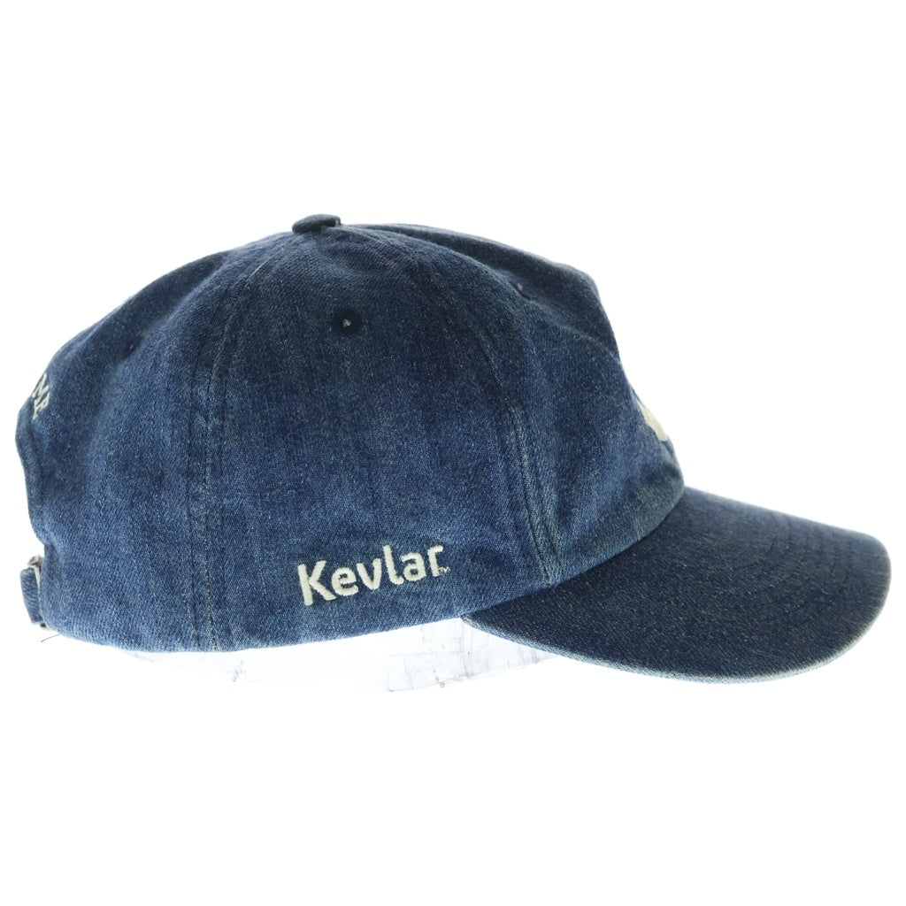 SUPREME(シュプリーム) 22SS Kevlar Denim S Logo 6-Panel ケブラー デニム Sロゴ 6パネルキャップ 帽子 インディゴ