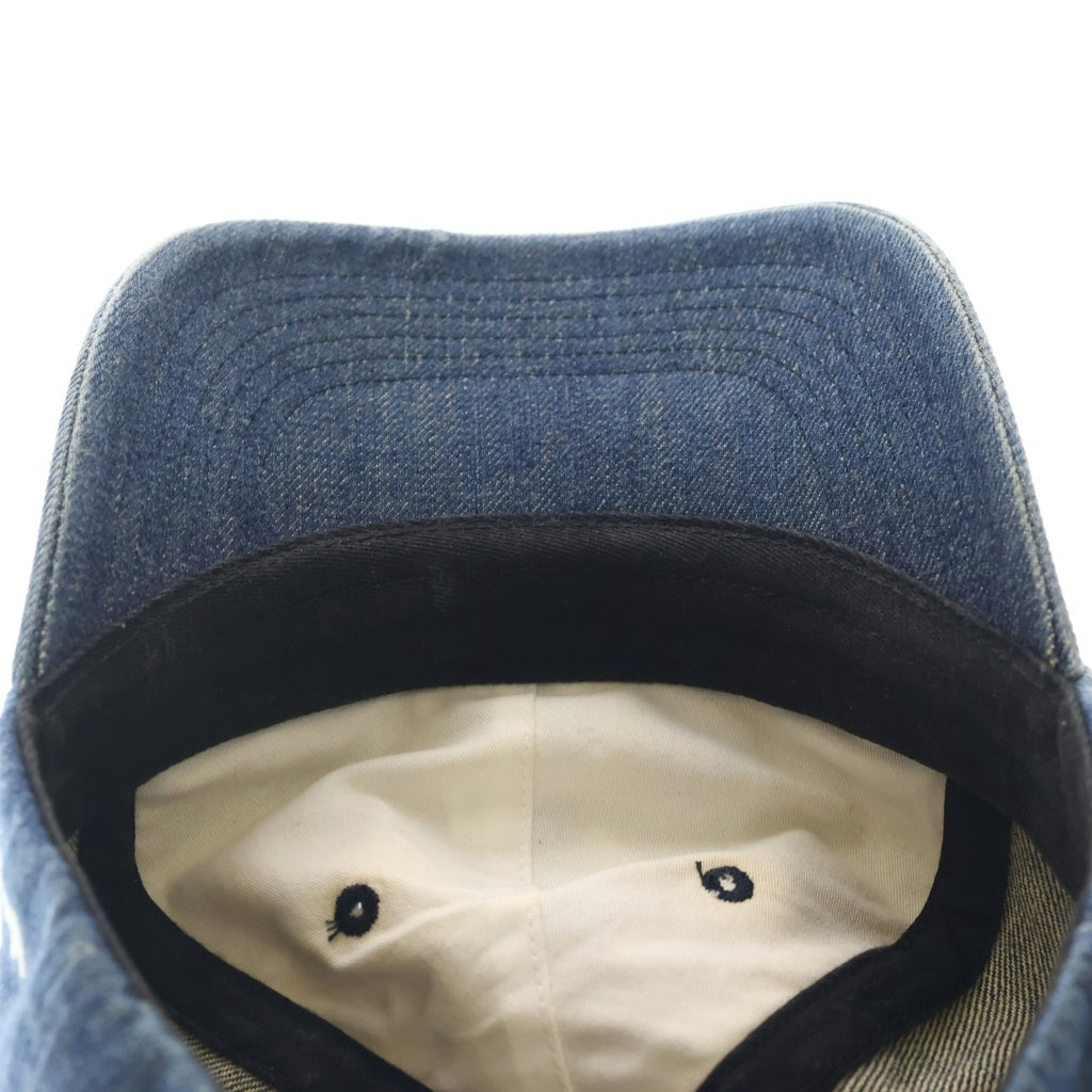 SUPREME(シュプリーム) 22SS Kevlar Denim S Logo 6-Panel ケブラー デニム Sロゴ 6パネルキャップ 帽子 インディゴ
