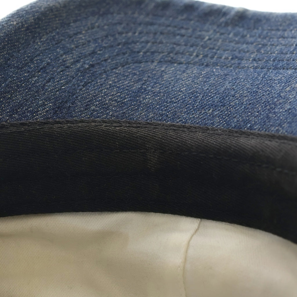 SUPREME(シュプリーム) 22SS Kevlar Denim S Logo 6-Panel ケブラー デニム Sロゴ 6パネルキャップ 帽子 インディゴ