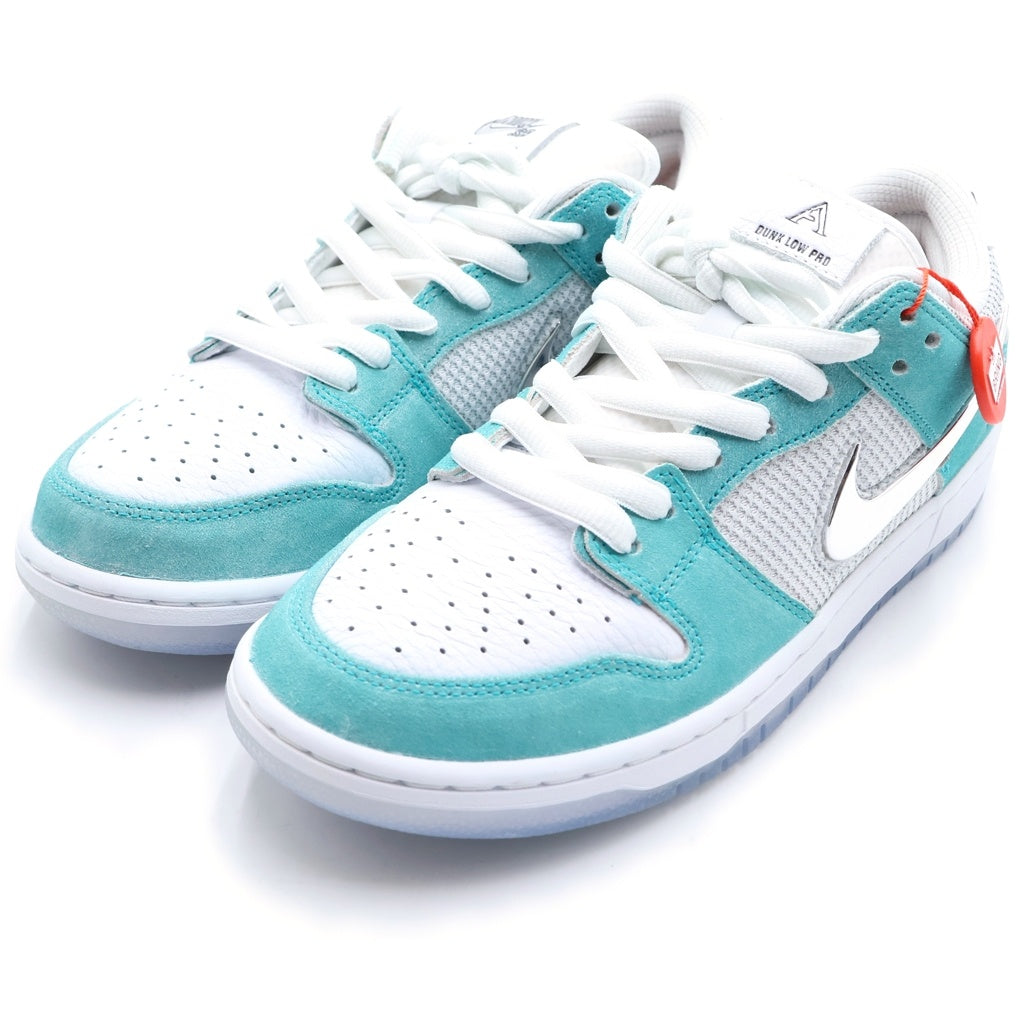 NIKE SB(ナイキエスビー) ×APRIL SKATEBOARDS DUNK LOW PRO QS エイプリルスケートボード ダンク ローカットスニーカー ホワイト/ブルー US9.5/27.5cm FD2562-400