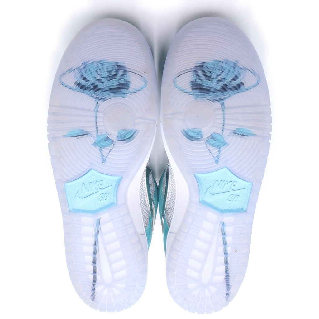 NIKE SB(ナイキエスビー) ×APRIL SKATEBOARDS DUNK LOW PRO QS エイプリルスケートボード ダンク ローカットスニーカー ホワイト/ブルー US9.5/27.5cm FD2562-400
