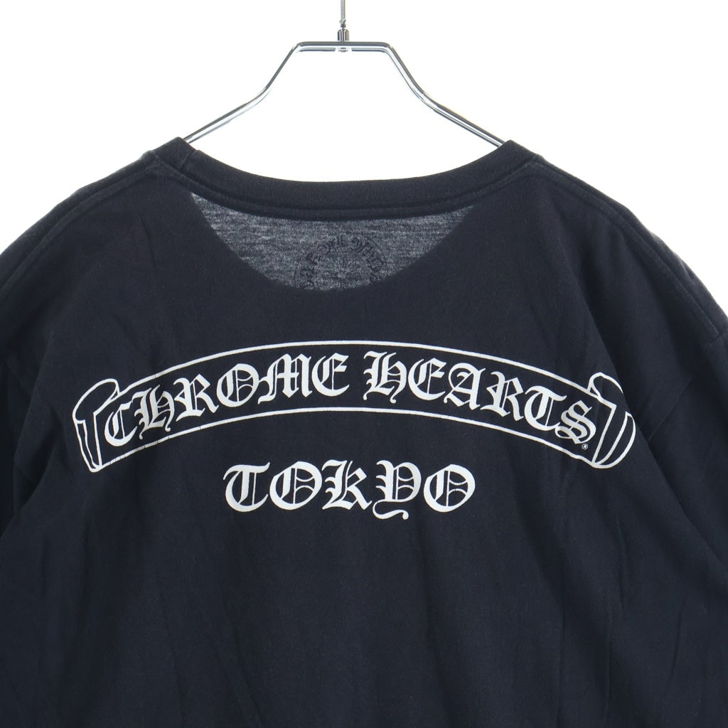 CHROME HEARTS(クロムハーツ) CH T-SHRT TOKYO LTD 東京限定 バックスクロールラベルプリント半袖Tシャツ カットソー ブラック