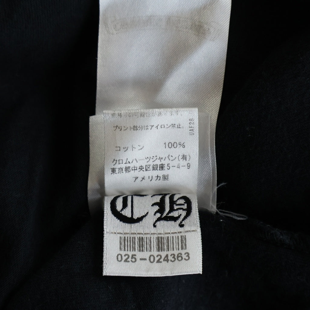 CHROME HEARTS(クロムハーツ) CH T-SHRT TOKYO LTD 東京限定 バックスクロールラベルプリント半袖Tシャツ カットソー ブラック