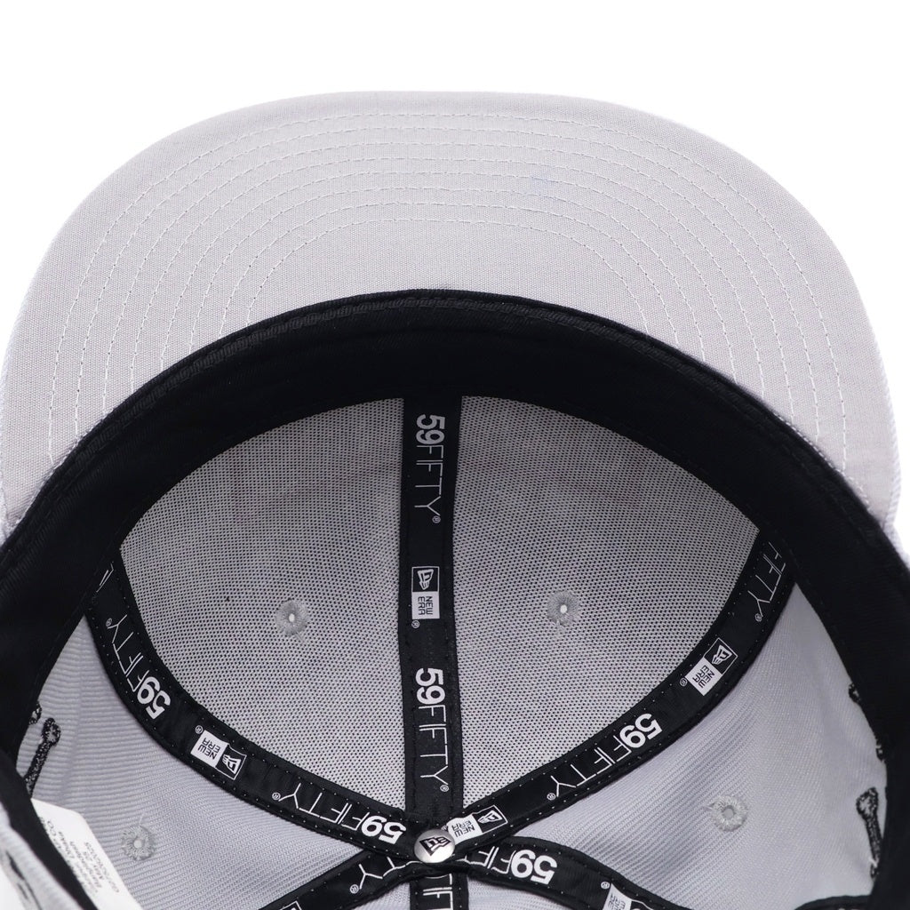 SUPREME(シュプリーム) 25AW ×NEW ERA Bones Box Logo Cap ニューエラ ボーンズ ボックスロゴ ベースボールキャップ グレー 38455NEW-JP-H46