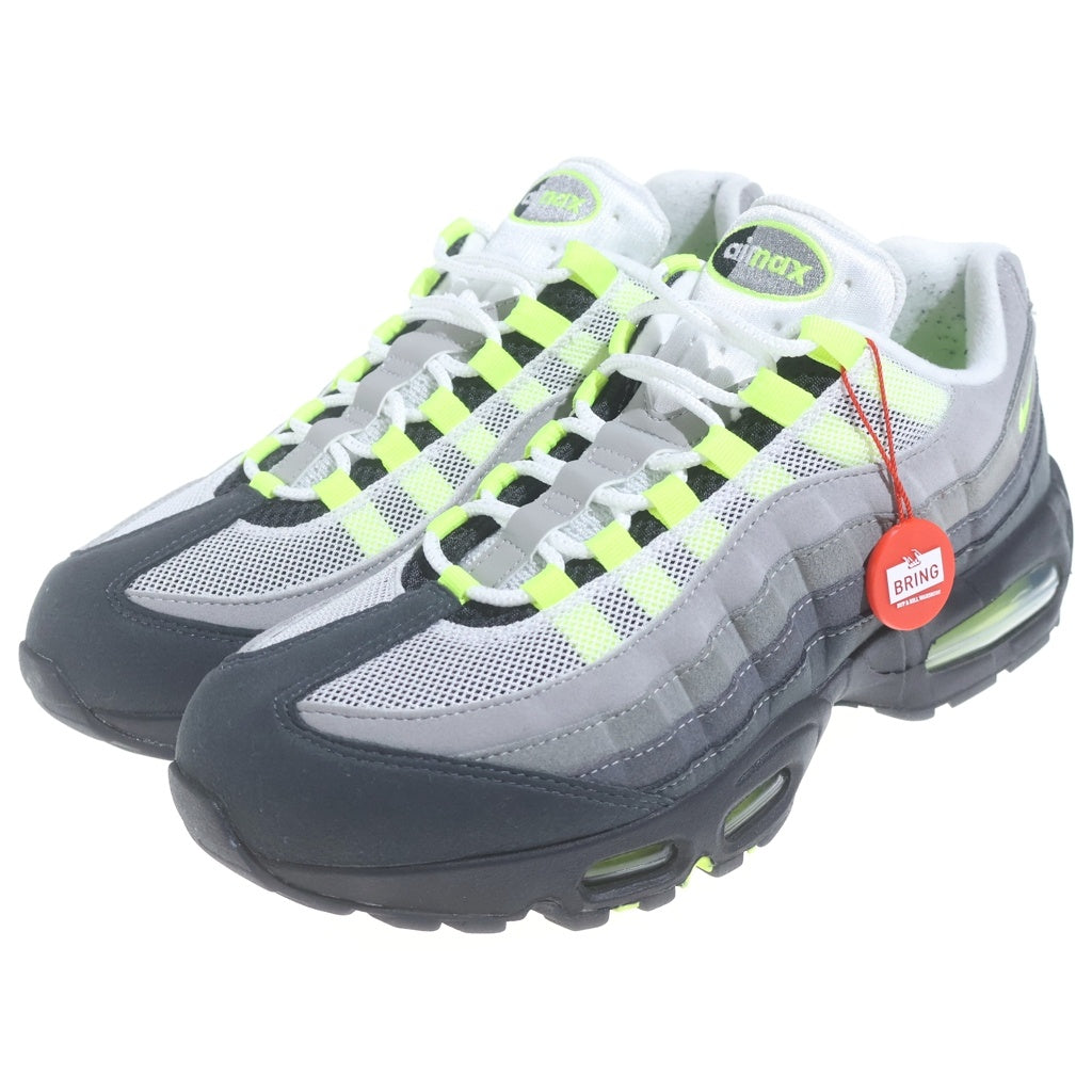 NIKE(ナイキ) AIR MAX 95 OG BIG BABBLE NEON YELLOW HM4740-001 エアマックス ビッグバブル ネオンイエロー ローカットスニーカー グレー/イエロー US9.5/27.5cm