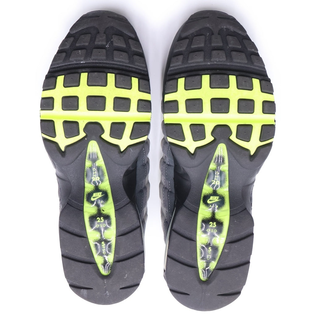 NIKE(ナイキ) AIR MAX 95 OG BIG BABBLE NEON YELLOW HM4740-001 エアマックス ビッグバブル ネオンイエロー ローカットスニーカー グレー/イエロー US9.5/27.5cm
