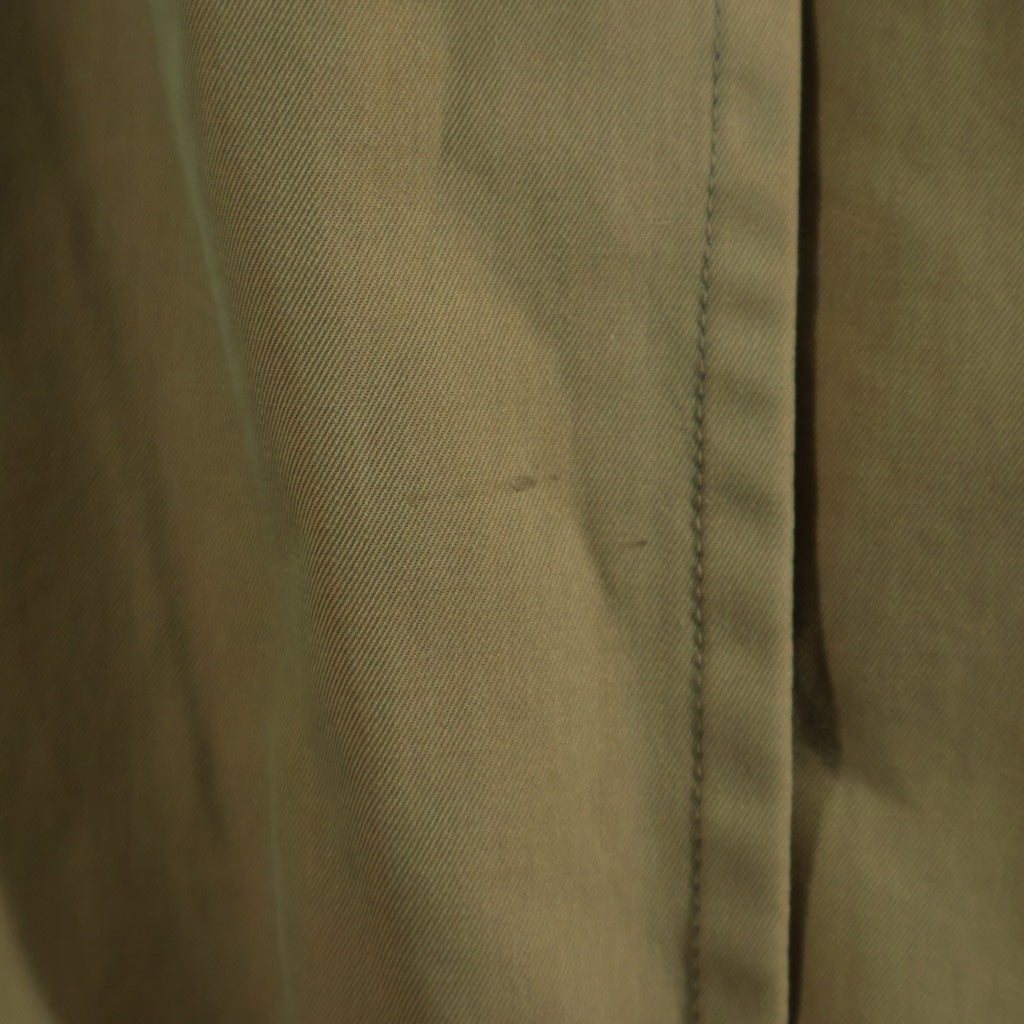 AURALEE(オーラリー) 16AW FINX CHAMBRAY WRAP COAT 玉虫 フィンクスシャンブレー トレンチコート ベージュ A6AC03CG