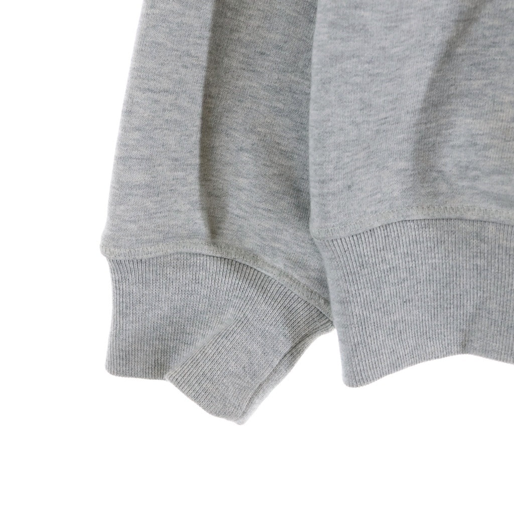 SAINT MICHAEL(セントマイケル) × JORDAN SM FLEECE L/S HOODIE SM-MK8-0000-J02 ジョーダン フリース フロントプリント プルオーバーパーカー グレー