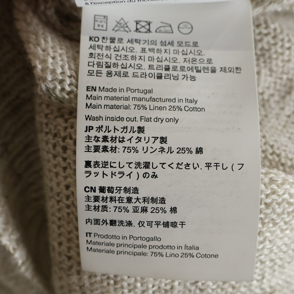 OUR LEGACY(アワーレガシー) RUE V-NECK オーガニックコットン Vネックニット セーター アイボリー M2263RS