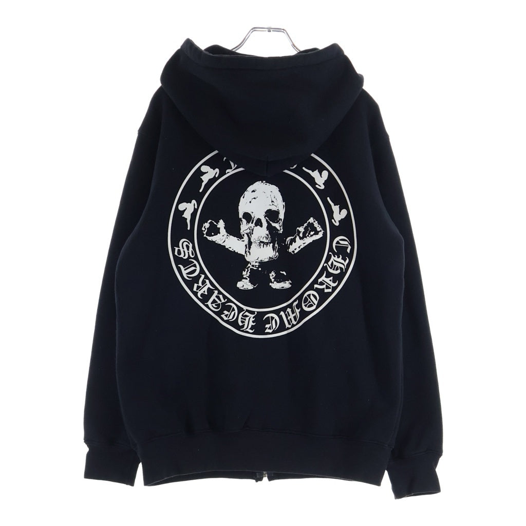 CHROME HEARTS(クロムハーツ) OLD SWTSHRT HD ZIP FOTI オールド フォティ プリント ジップアップパーカー フーディ ブラック