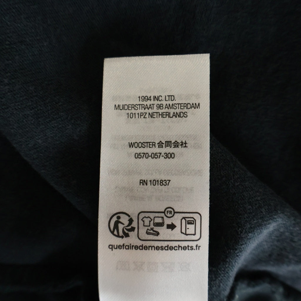 SUPREME(シュプリーム) 26SS Washed S/S Top ウォッシュ加工 ロゴ刺繍 クルーネック 半袖Tシャツ カットソー ブラック