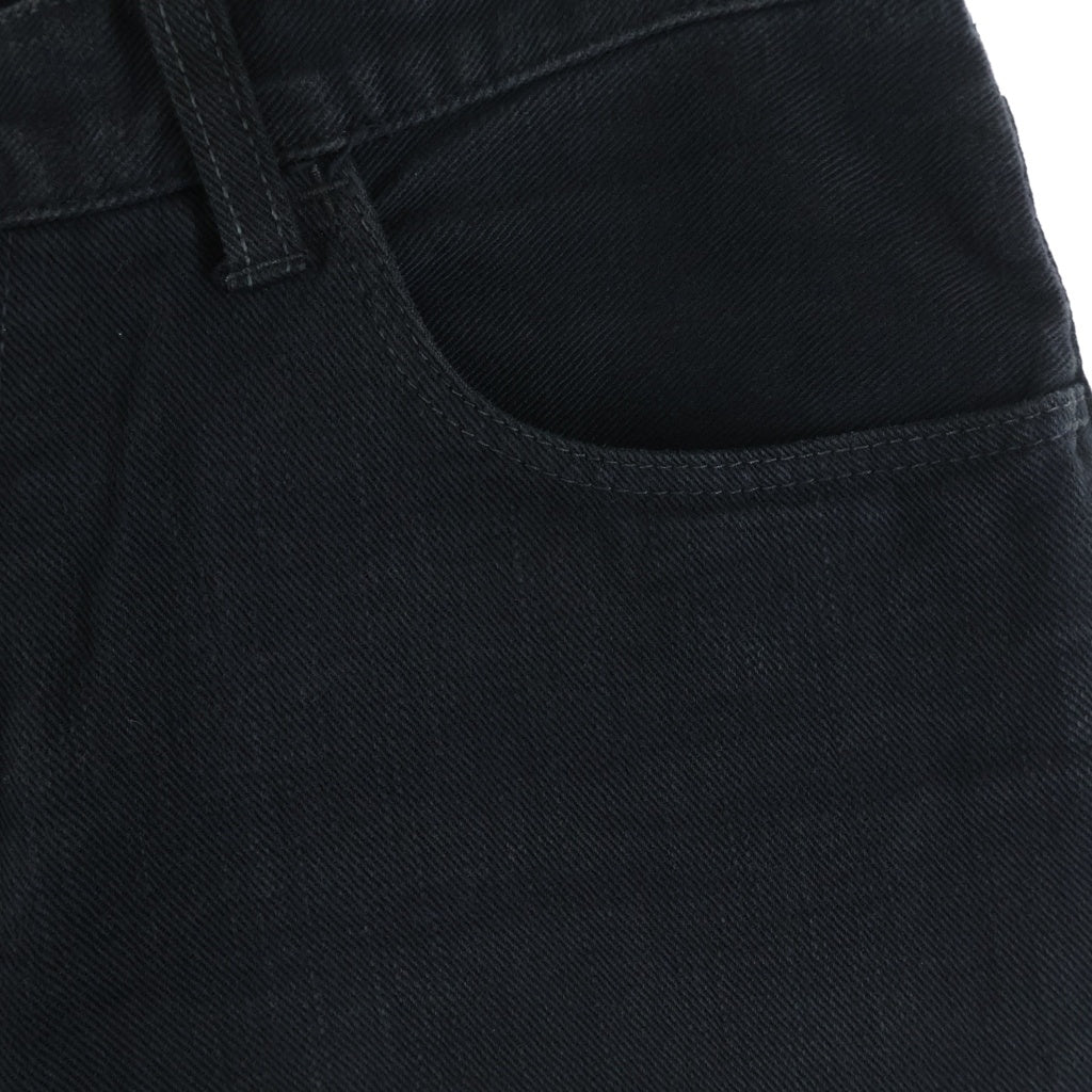 NUMBER (N)INE(ナンバーナイン) 04AW GIVE期 PATCH DAMAGE JEANS ギブ期 ハートパッチ付き ジップフライ デニムパンツ インディゴブラック