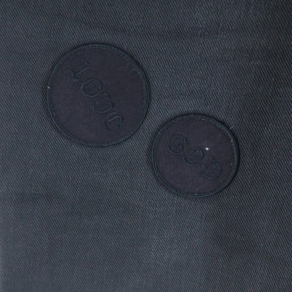 NUMBER (N)INE(ナンバーナイン) 04AW GIVE期 PATCH DAMAGE JEANS ギブ期 ハートパッチ付き ジップフライ デニムパンツ インディゴブラック
