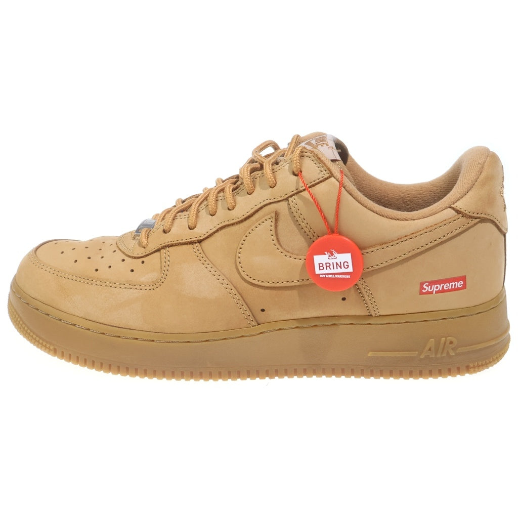 NIKE(ナイキ) ×SUPREME AIR FORCE 1 LOW SP シュプリーム エアフォースワン ウィート ローカットスニーカー ブラウン US10.5/28.5cm DN1555-200
