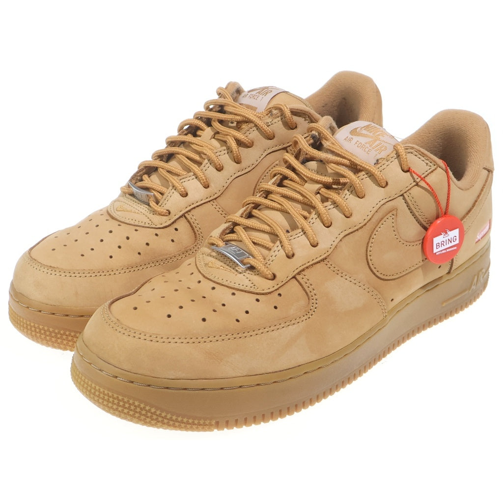 NIKE(ナイキ) ×SUPREME AIR FORCE 1 LOW SP シュプリーム エアフォースワン ウィート ローカットスニーカー ブラウン US10.5/28.5cm DN1555-200