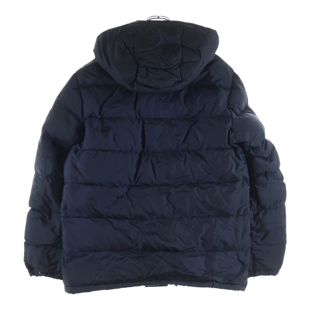 PRADA(プラダ) トライアングルロゴ ジップアップ フーデッドダウンジャケット ネイビー SGH589 R142 004