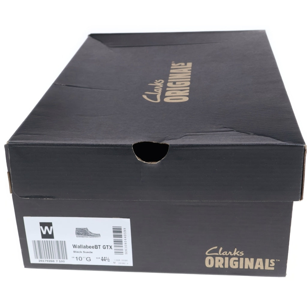 Clarks(クラークス) Wallabee Bt GTX ワラビー ゴアテックス ローカット スウェード ブーツ シューズ ブラック 61850114