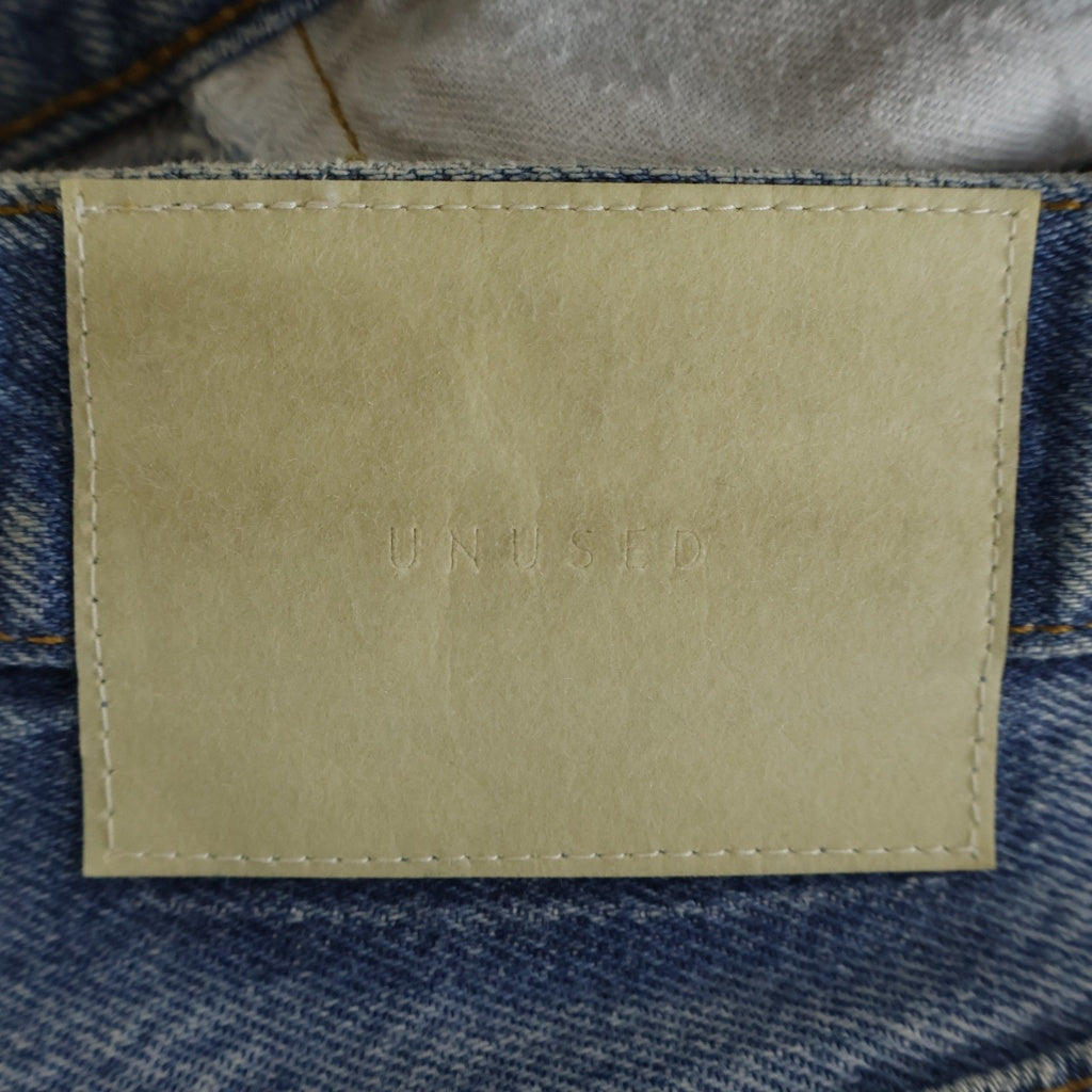 UNUSED(アンユーズド) Levi's 501 Remake Denim Pants ボタンフライ リメイク デニムパンツ ブルー