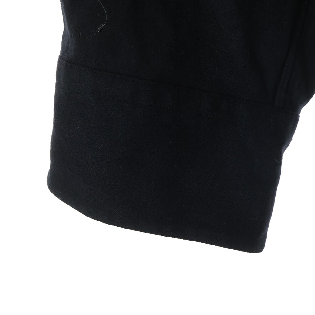 Stein(シュタイン) OVERSIZED DOWN PAT SHIRT オーバーサイズ コットン長袖シャツ ブラック ST.320-2