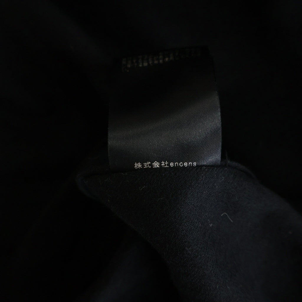 Stein(シュタイン) OVERSIZED DOWN PAT SHIRT オーバーサイズ コットン長袖シャツ ブラック ST.320-2