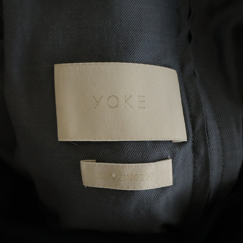 YOKE(ヨーク) 21SS DETACHABLE COLLAR TAILORED JACKET デタッチャブルカラー テーラードジャケット ネイビー YK21SS0182J
