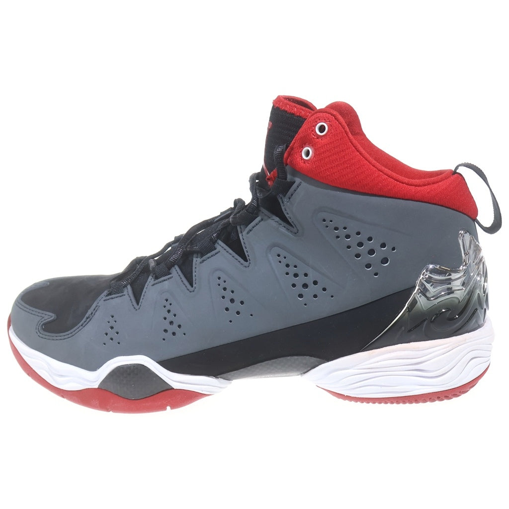 NIKE(ナイキ) 【観賞用 2013年製】 JORDAN MELO M10 629876-002 ジョーダン メロ ハイカットスニーカー グレー/レッド US9.5/27.5cm