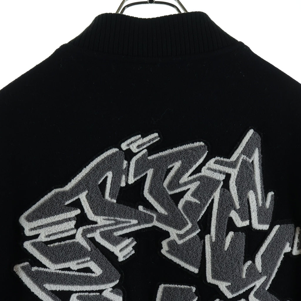SUPREME(シュプリーム) 21AW Support Unit Varsity Jacket サポート ユニット バーシティー スタジャン ジャケット ブラック