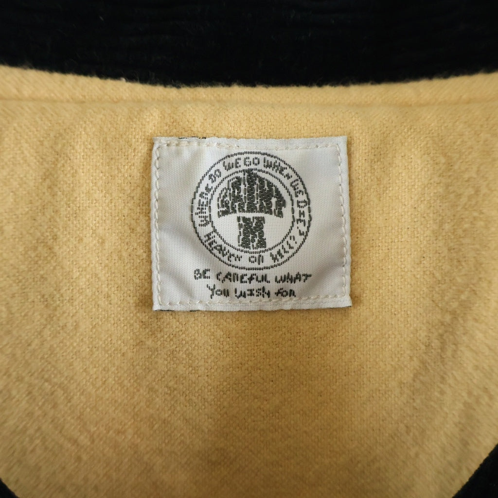 SAINT MICHAEL(セントマイケル) 21AW CORDUROY JACKET 両面チェーンステッチ コーデュロイ ジャケット ブルゾン ブラック SM-A21-0000-041