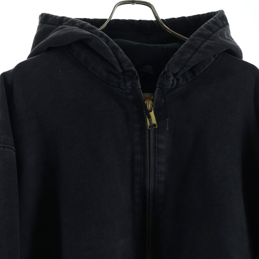 CARHARTT(カーハート) 10S Active Jacket メキシコ製 裏地キルティング フーディー アクティブジャケット ブラック J130-BLK