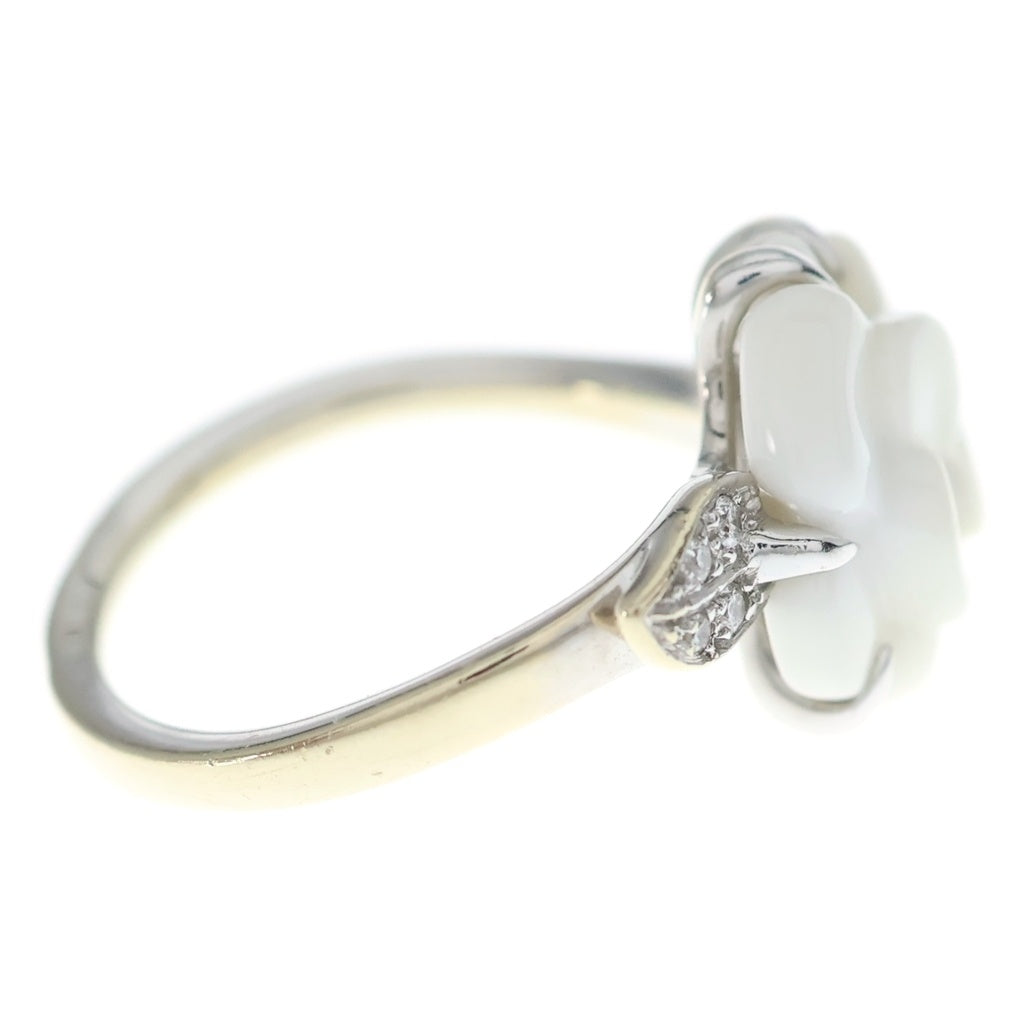 CHANEL(シャネル) K18 Camellia Ring カメリアリング 指輪 ホワイト