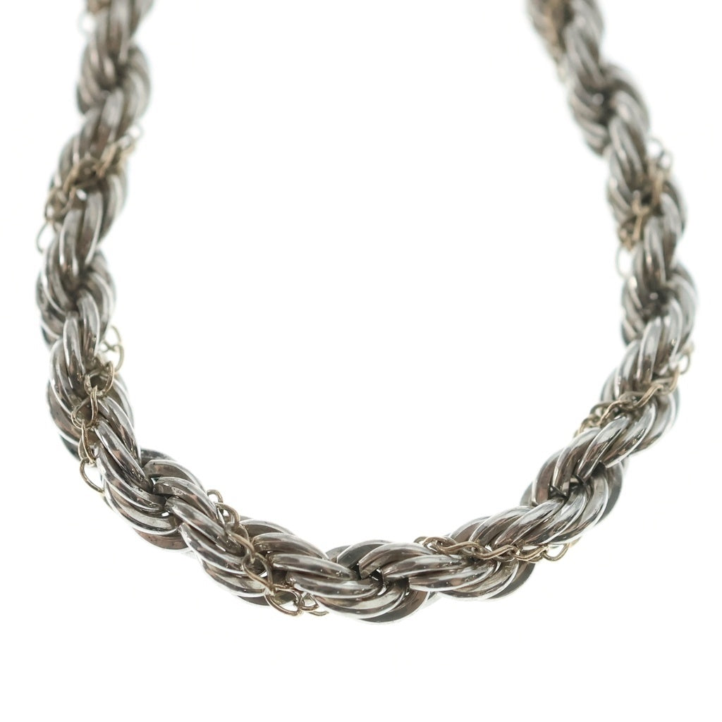 TIFFANY & Co.(ティファニー) 14K ツイストチェーンブレスレット ホワイトゴールド レディース