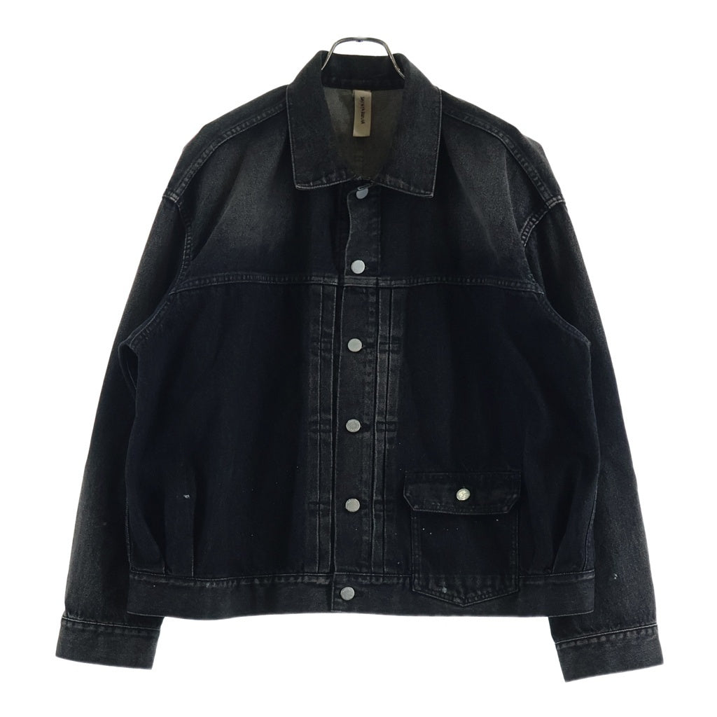 SHINYA KOZUKA(シンヤコズカ) PAINTED ORDINARY CITY JEAN JACKET ペインテッド オーディナリー シティ ジーン デニムジャケット ブラック 2601SK01P