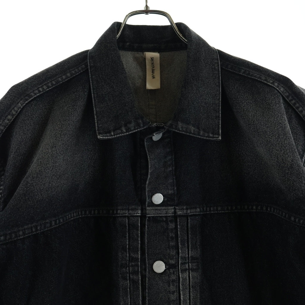 SHINYA KOZUKA(シンヤコズカ) PAINTED ORDINARY CITY JEAN JACKET ペインテッド オーディナリー シティ ジーン デニムジャケット ブラック 2601SK01P