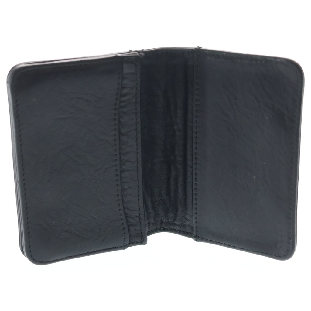 CHROME HEARTS(クロムハーツ) CRD CSE3PKTWDV1 アーチロゴプレート3ポケットレザーカードケース ブラック