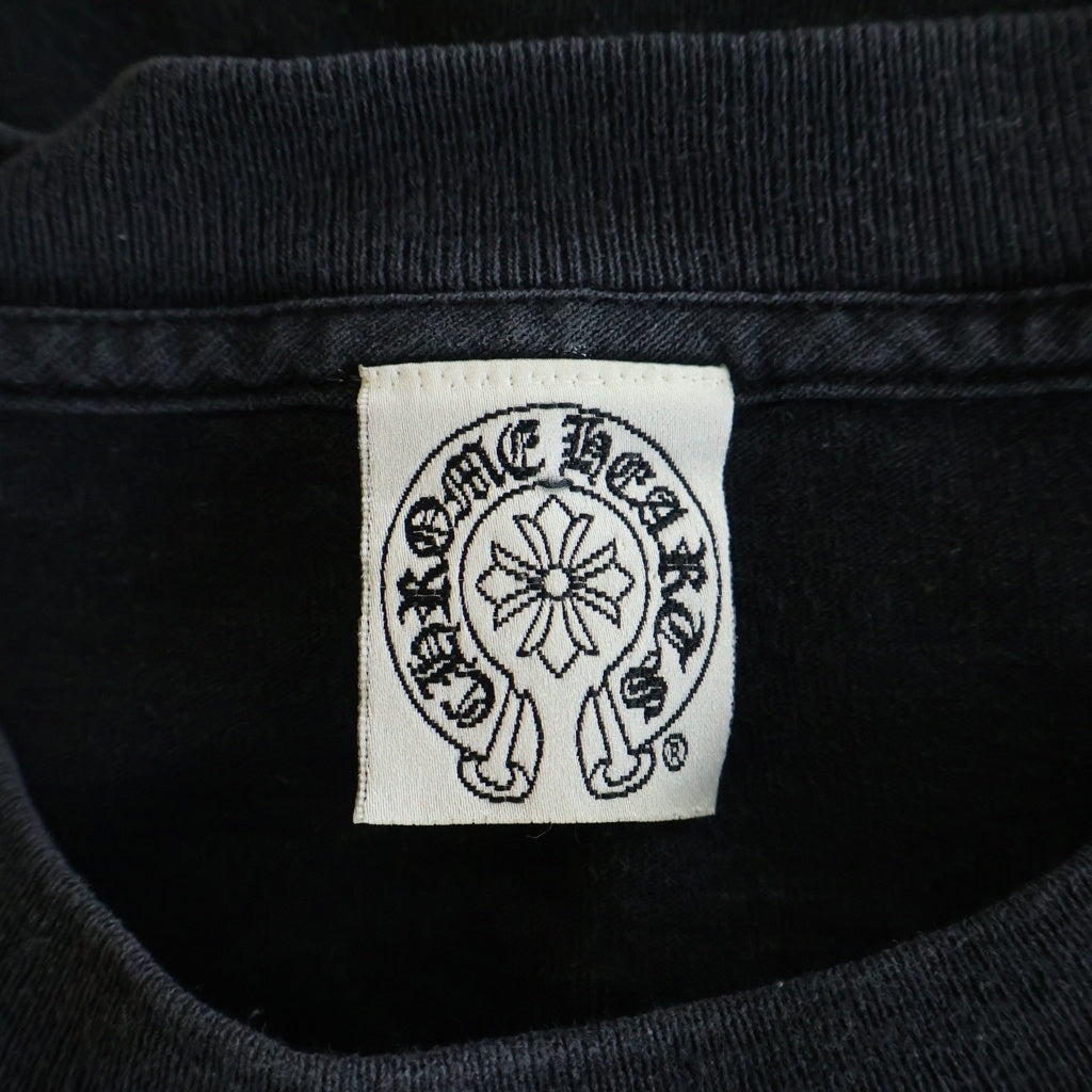 CHROME HEARTS(クロムハーツ) OLD BS FLR L/S TEE オールド ダガープリント アームBSフレア 長袖Tシャツ カットソー ブラック