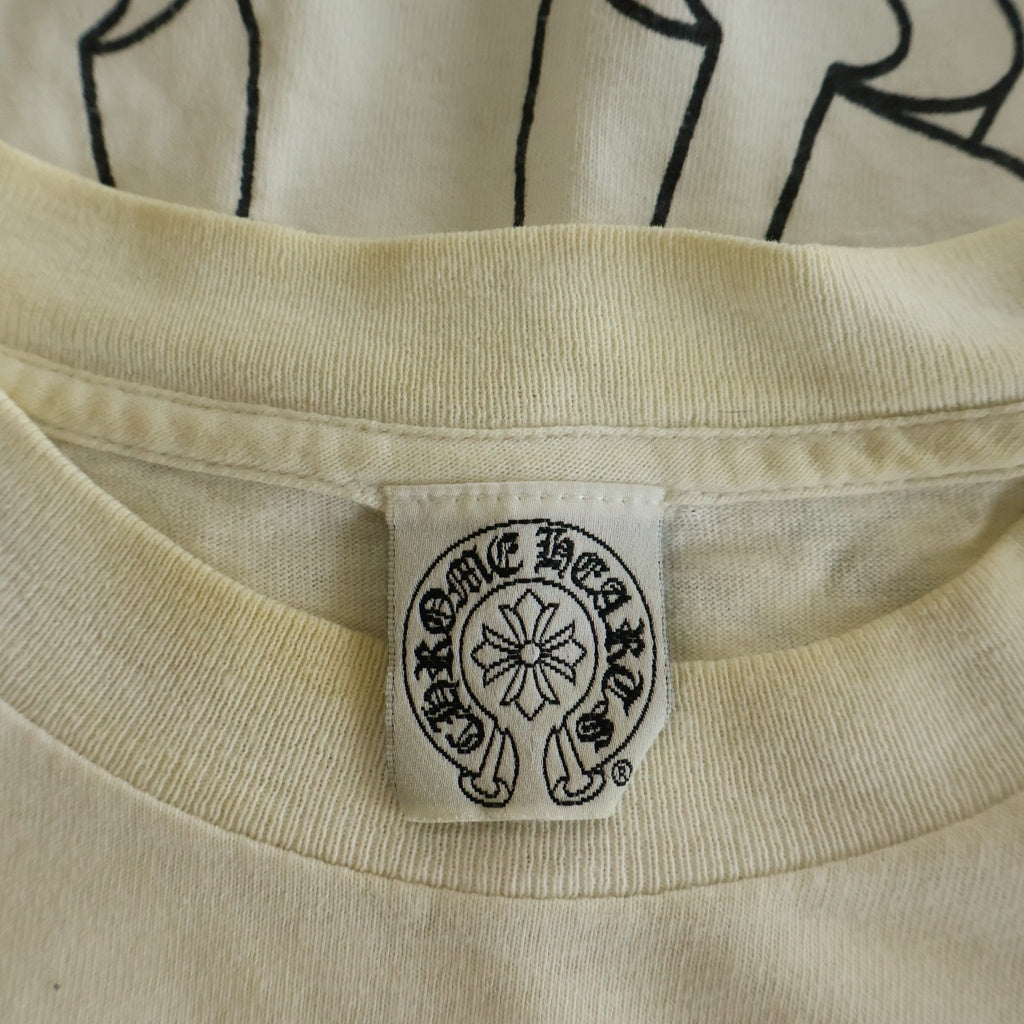 CHROME HEARTS(クロムハーツ) OLD CH TOYKO L/S TEE オールド 東京限定 アームクロス 長袖Tシャツ カットソー ホワイト