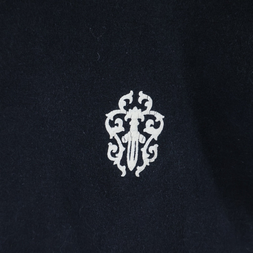 CHROME HEARTS(クロムハーツ) OLD DAGGER L/S TEE オールド ダガー アームプリント 長袖Tシャツ カットソー ブラック