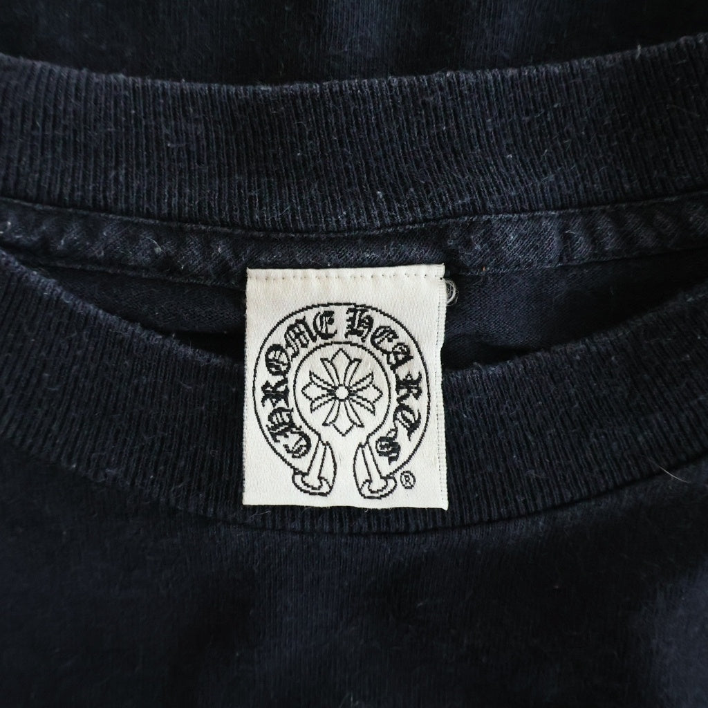 CHROME HEARTS(クロムハーツ) OLD DAGGER L/S TEE オールド ダガー アームプリント 長袖Tシャツ カットソー ブラック